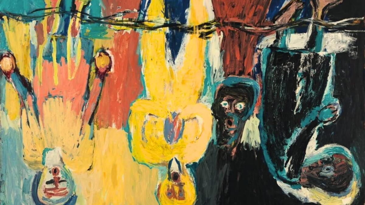 The Brücke Choir by Georg Baselitz (1983) Neo expressionism artwork