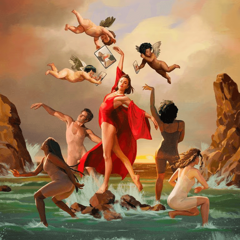 Contemporary work in dialogue with Renaissance precedent