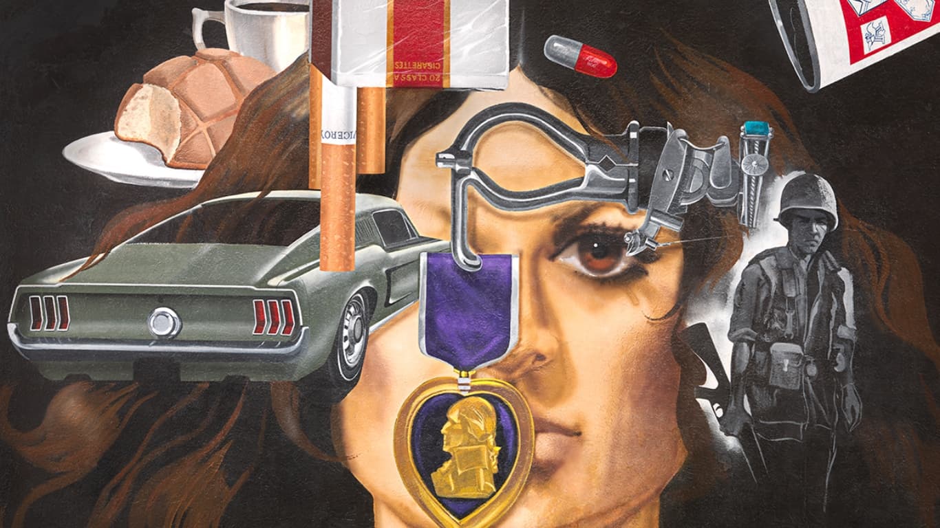 Anti War Art - Mi Vida by Jesse Treviño, 1971-73 Collection of Inez Cindy Gabriel, image courtesy of Gabriel Quintero Velasquez
