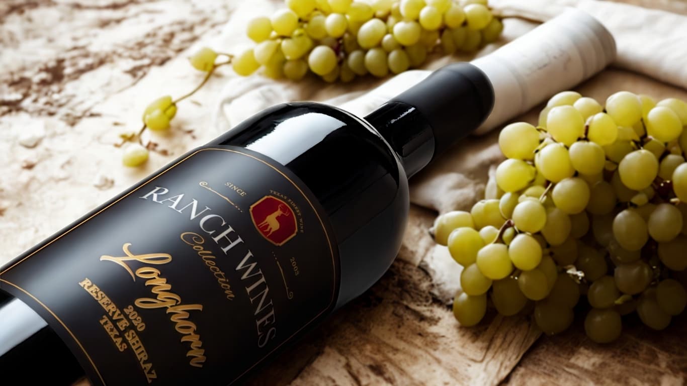minimal and luxury background with grapes