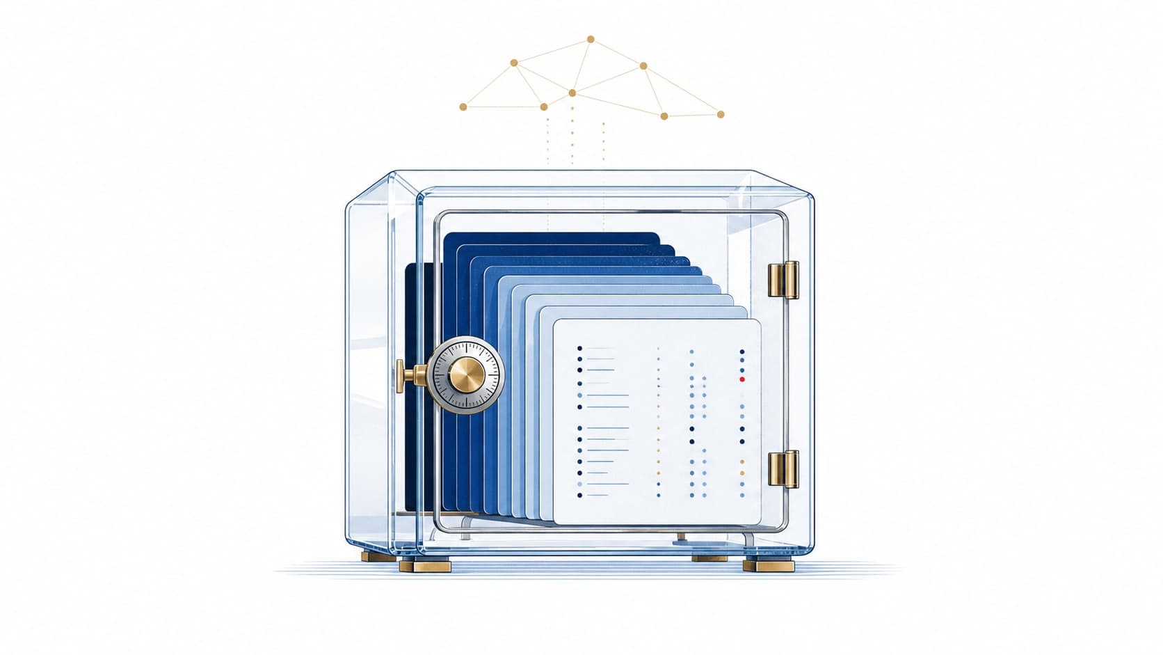 Secure client data records forming the foundation for wealth management AI