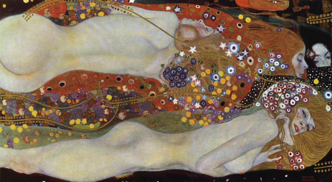 Water Serpents II by Gustav Klimt