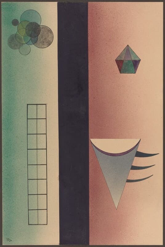 Wassily Kandinsky, Geteilt (Divided), 1928