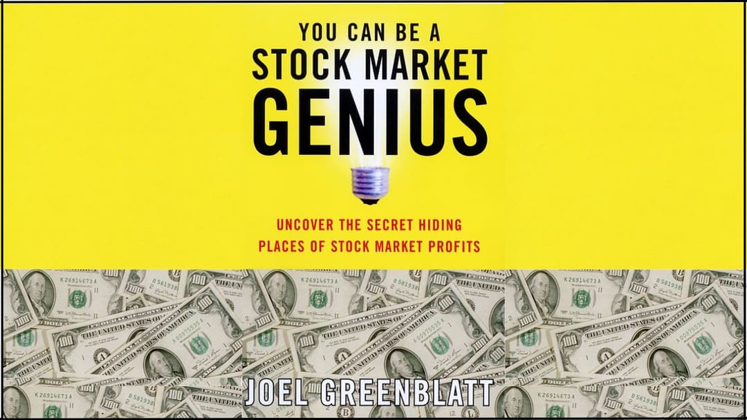 You Can Be a Stock Market Genius by Joel Greenblatt