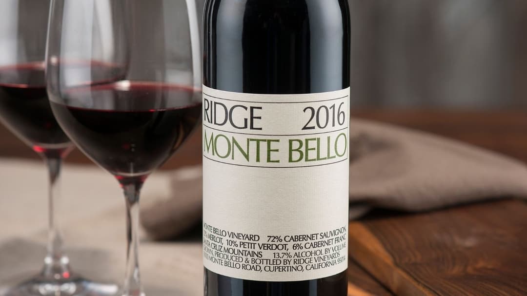 Ridge Monte Bello: Cabernet Sauvignon-based Blend