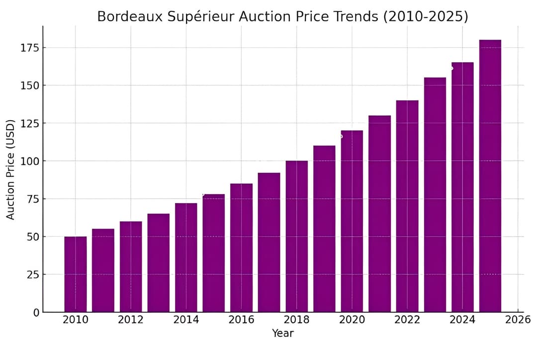 bordeaux superier price trend