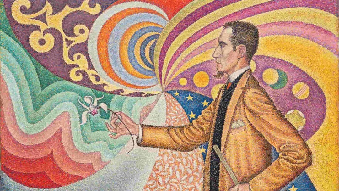Portrait of Félix Fénéon, Paul Signac, 1890