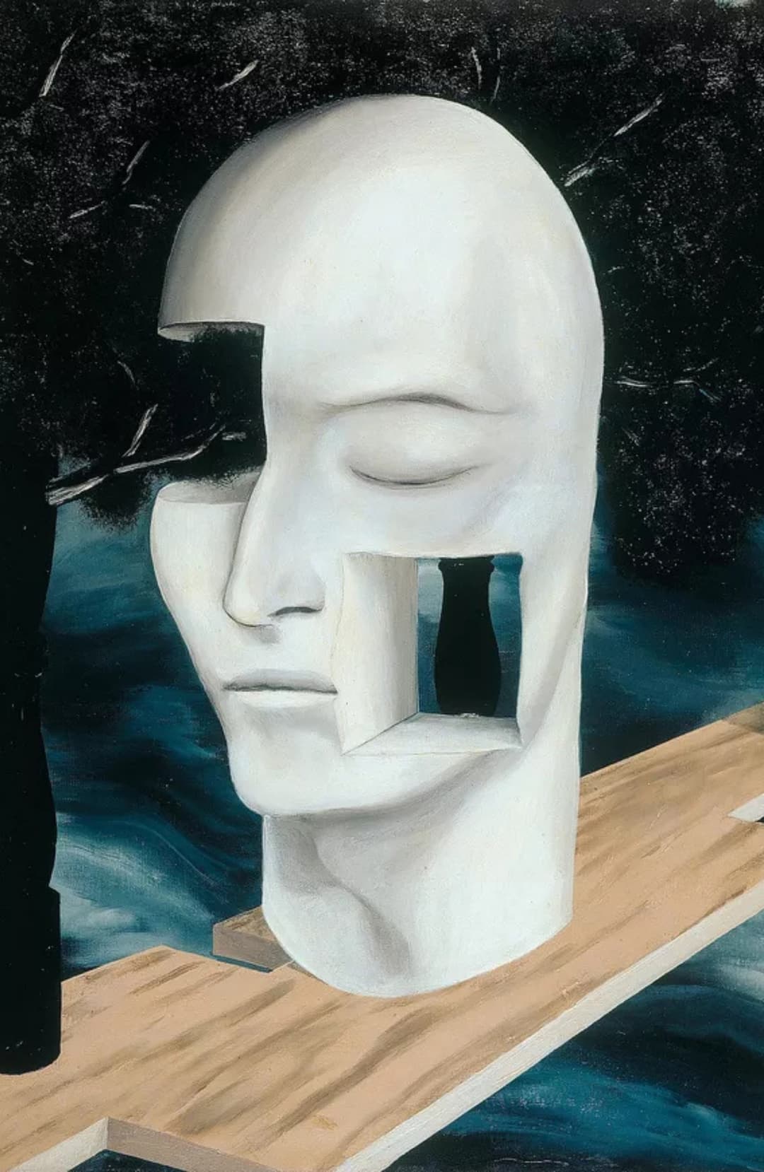 René Magritte (1898-1967), The Face of Genius, 1926-27. Oil on canvas. Musée d'Ixelles, Brüssel. © Charly Herscovici, Brussels - 2011© VBK Vienna, 2011