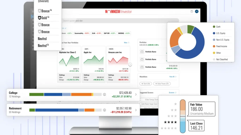Morningstar Finance Tool