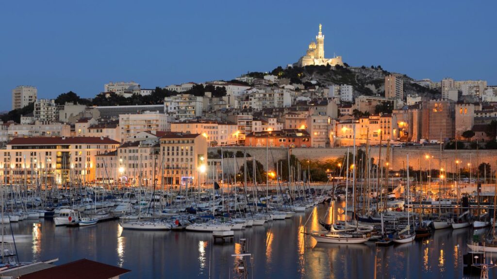 Marseille port