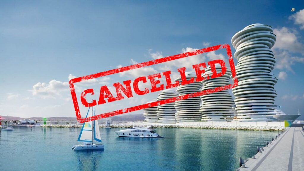 Larnaca marina Project Cancelled
