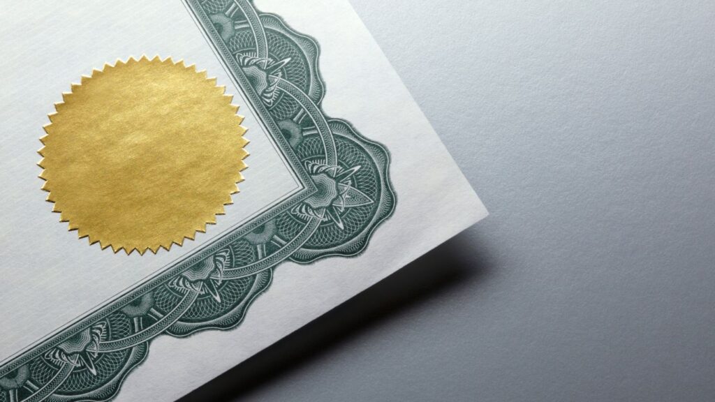 An Asset Management Certification