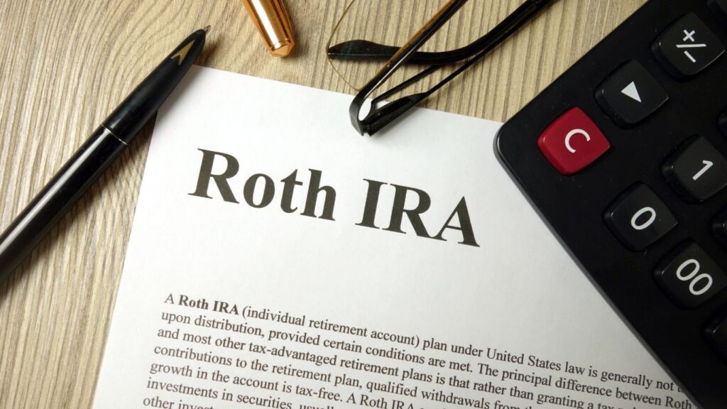 A sheet explaining the key features of a Roth IRA
