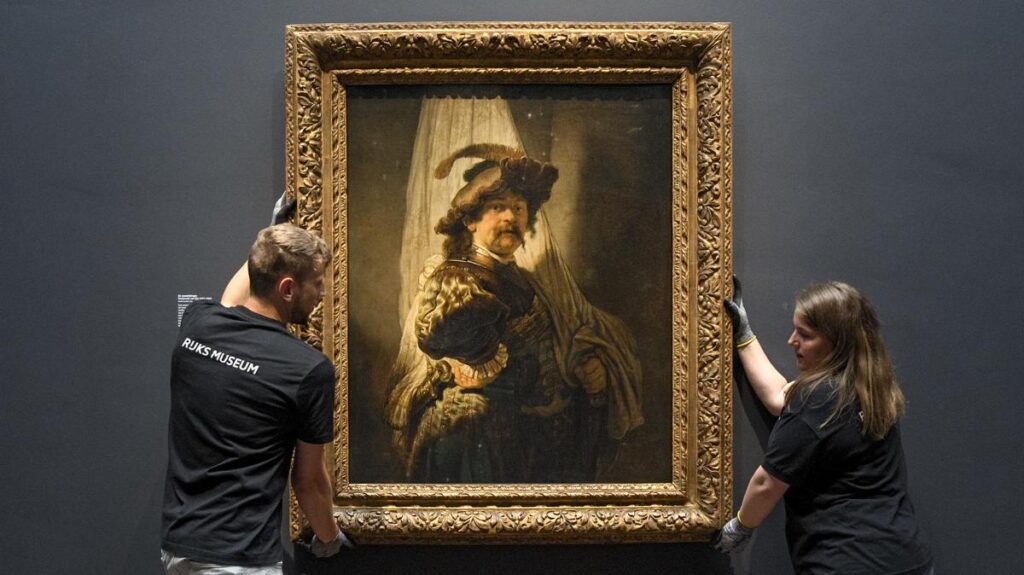 The Standard-Bearer by Rembrandt van Rijn