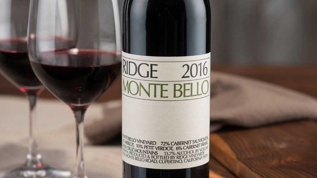 Ridge Monte Bello: Cabernet Sauvignon-based Blend