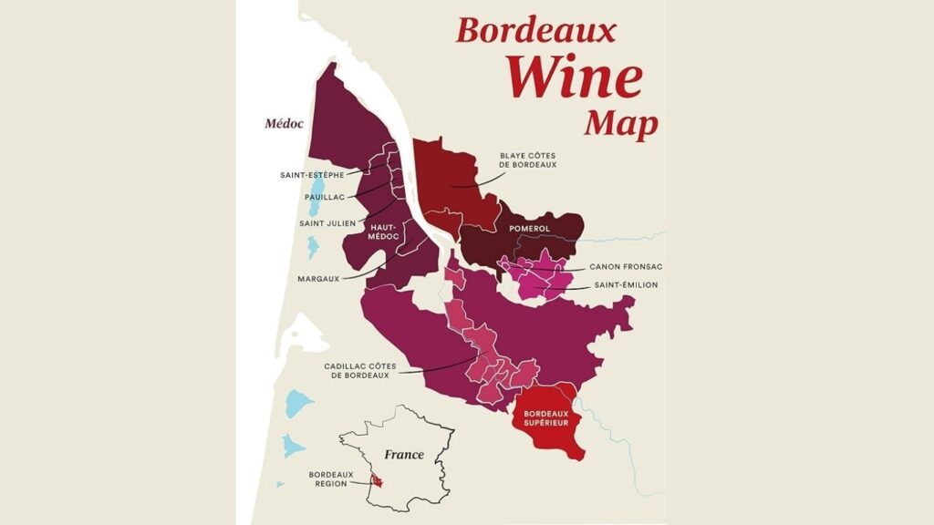 bordeaux wine regions