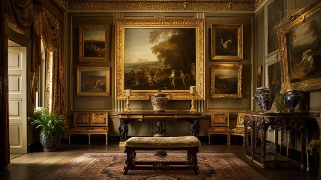 artworks in mansion