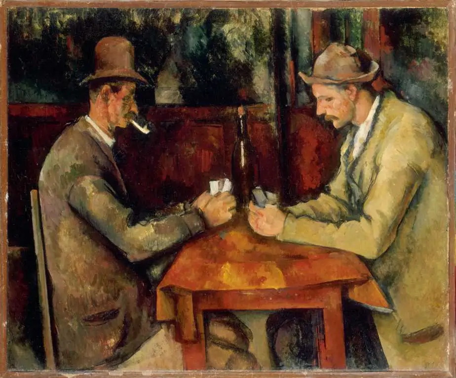 The Card Players (1895) by Paul Cézanne modern art