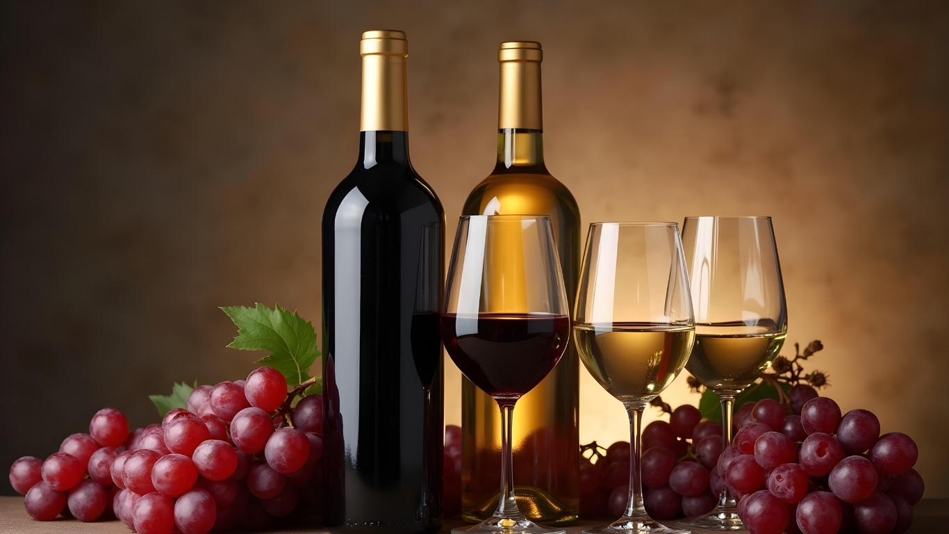 red vs white wine