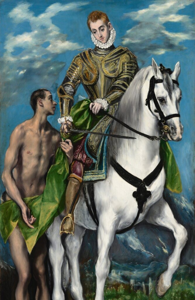Saint Martin and the Beggar, 1597/1599, El Greco (Domenikos Theotokopoulos)