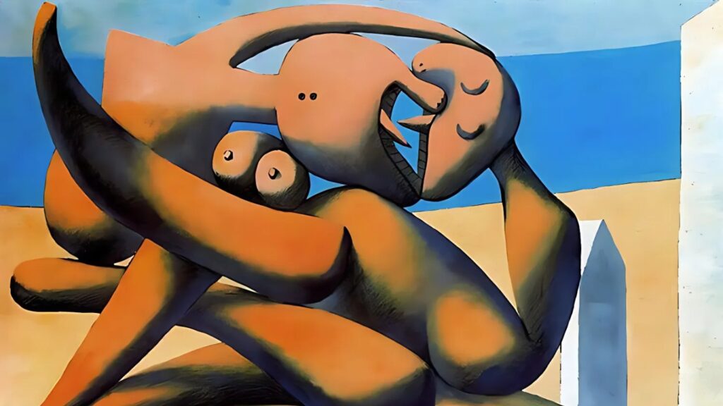 Image © WikiArt / Figures At The Seaside © Pablo Picasso 1931