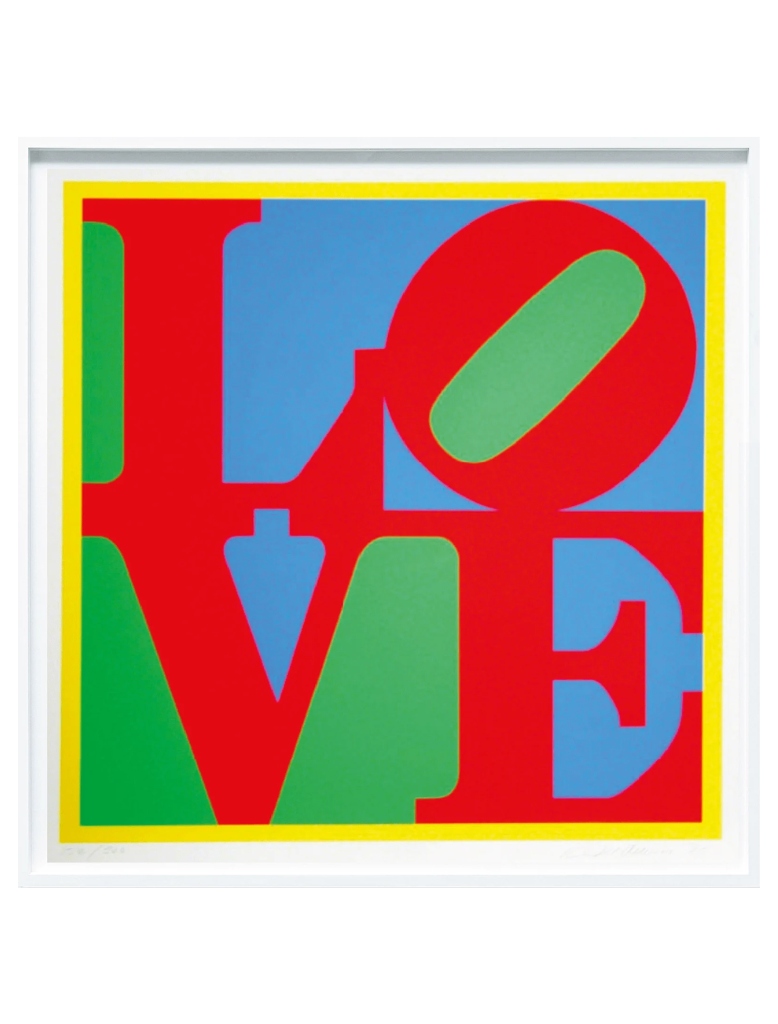 Robert Indiana, Heliotherapy Love, 1995, Edition of 300