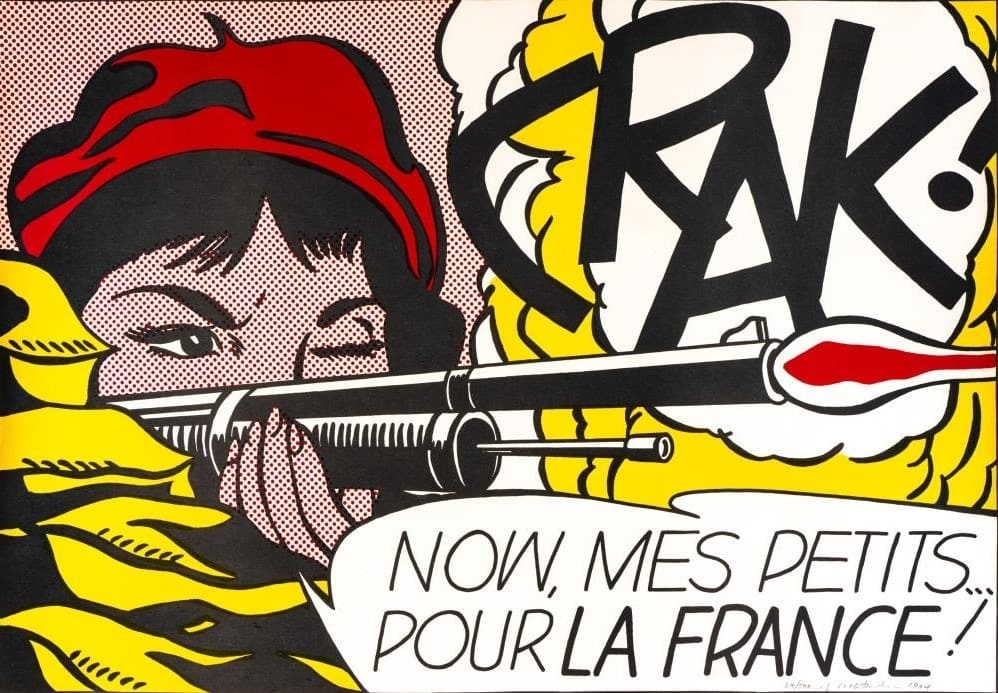 Roy Lichtenstein, Crak!, 1964, Edition of 300