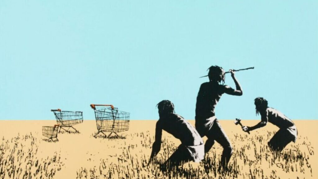 Banksy, rolleys (Colour) - Signed, 2007