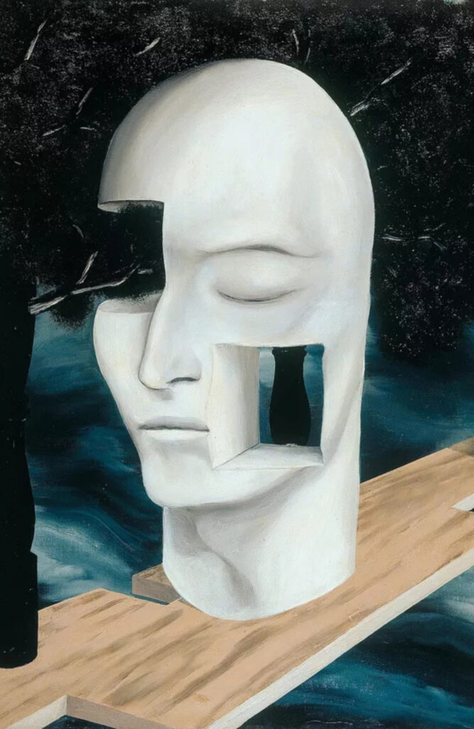René Magritte (1898-1967), The Face of Genius, 1926-27. Oil on canvas.  Musée d'Ixelles, Brüssel. © Charly Herscovici, Brussels - 2011© VBK Vienna, 2011