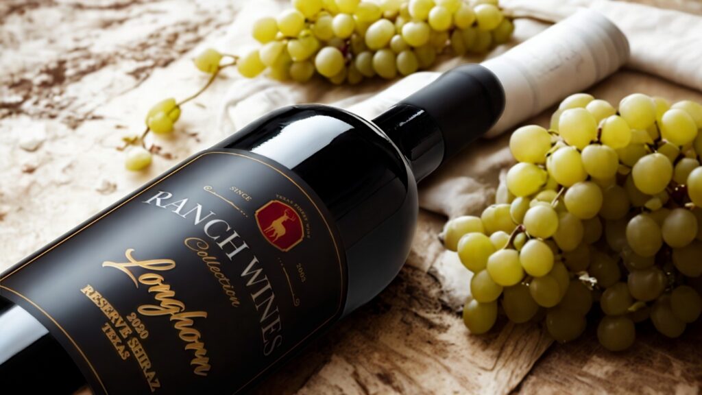 minimal and luxury background with grapes