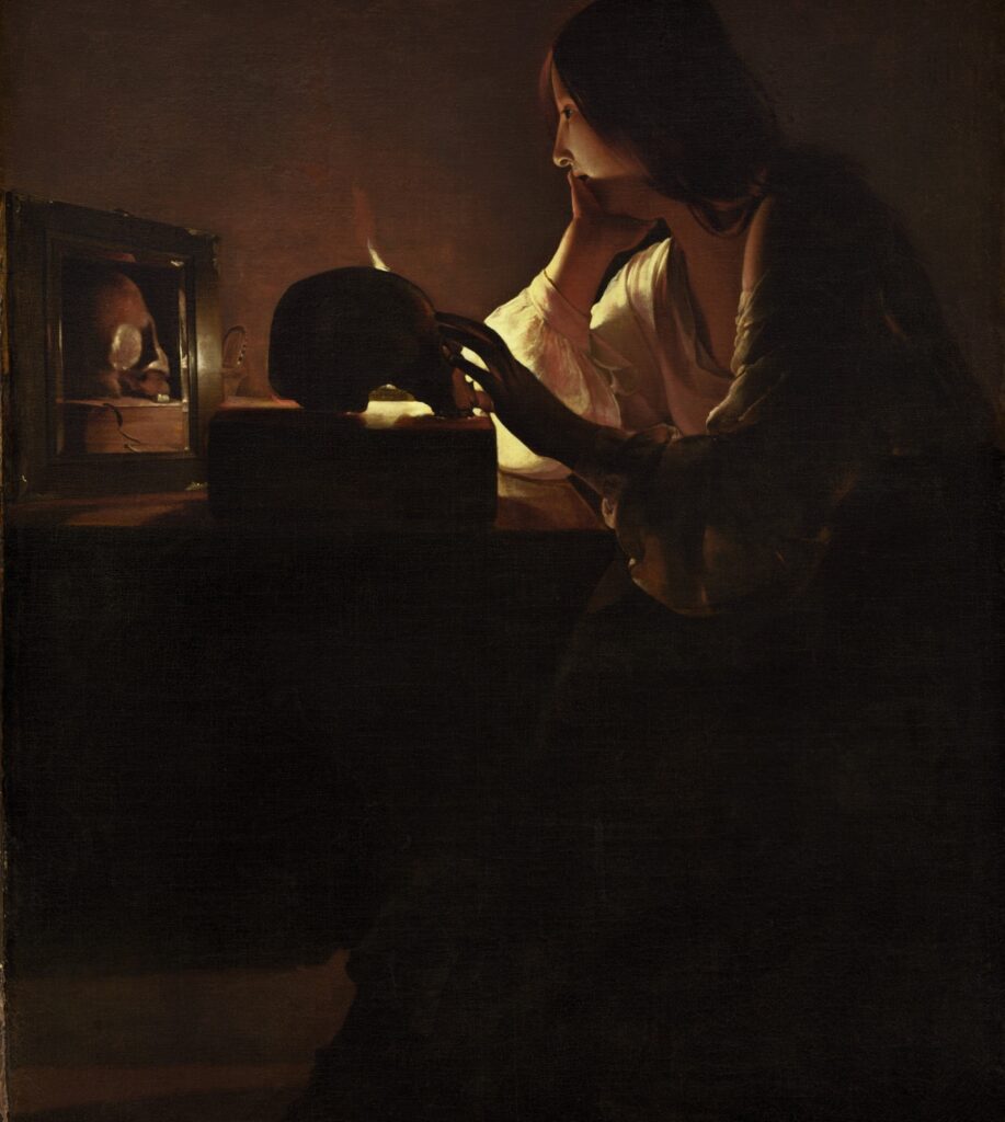 The Repentant Magdalen, c 1635/1640, Georges de La Tour 