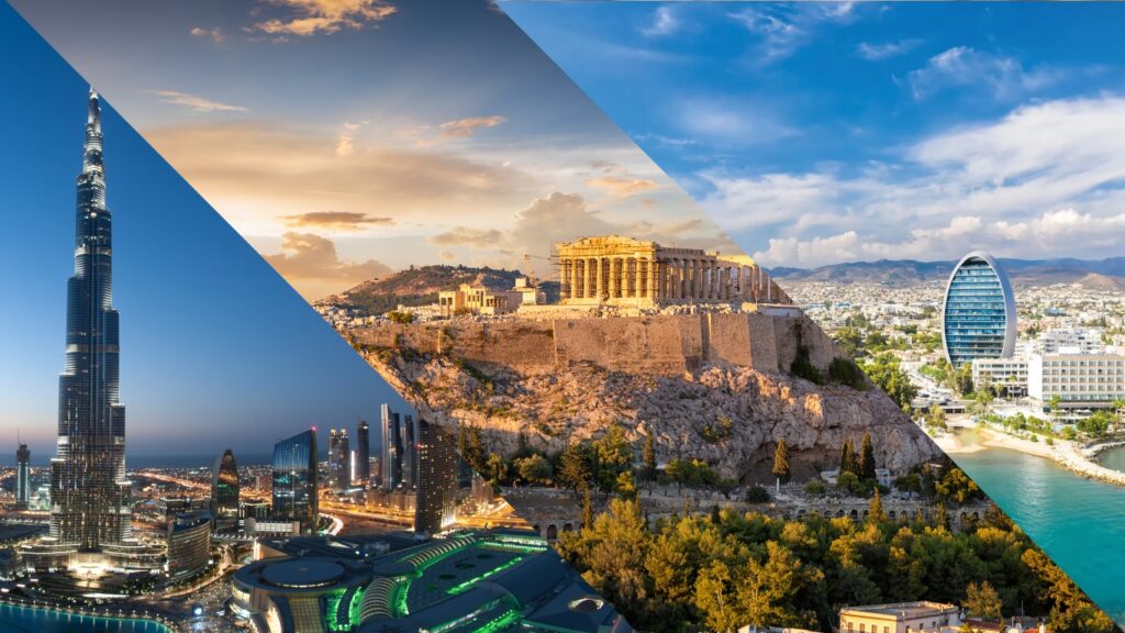 Dubai cyprus athens as the triangle of investment