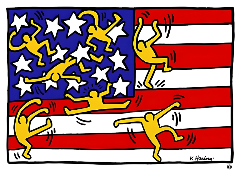 Keith Haring, American Music Festival-New York City Ballet (1988)