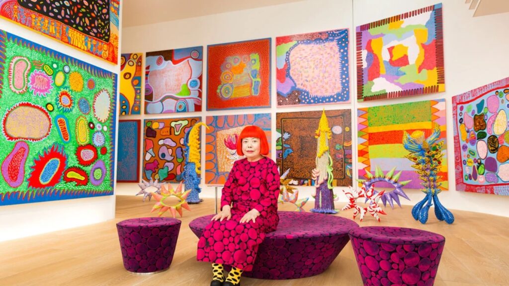  Photo by Tomoaki Makino. Courtesy of the artist © Yayoi Kusama best contemporary female artists